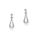 Simply Stylish Silver Earrings E92