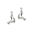 Wildlife Sterling Silver Seal Drop Earrings, E99