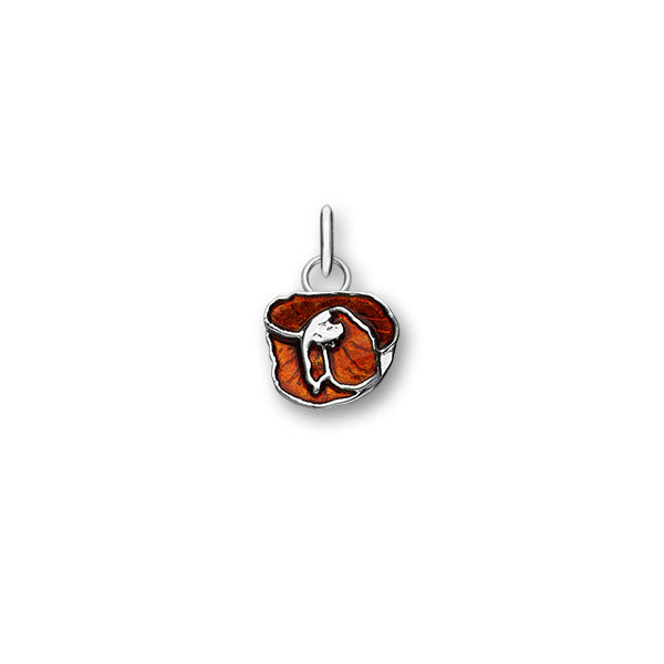 Poppies Silver Charm EC1