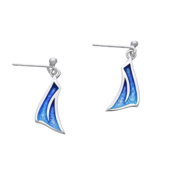 Sail Away Silver Earrings EE484