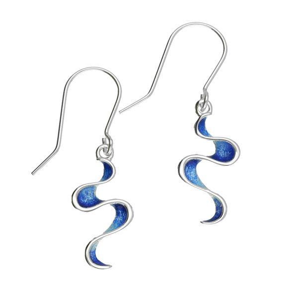 Mirran Ripples Silver Earrings EE506