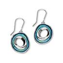 Maeshowe Enamel and Sterling Silver Single Drop Earrings HIS EE562