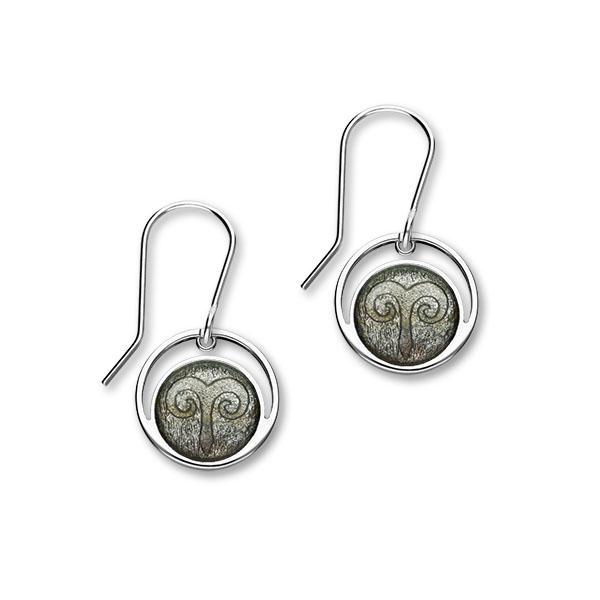 Zodiac Silver Earrings EE571 Aries