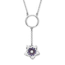 Scottish Primrose Silver Necklet EN116