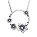 Scottish Primrose Silver Necklet EN117