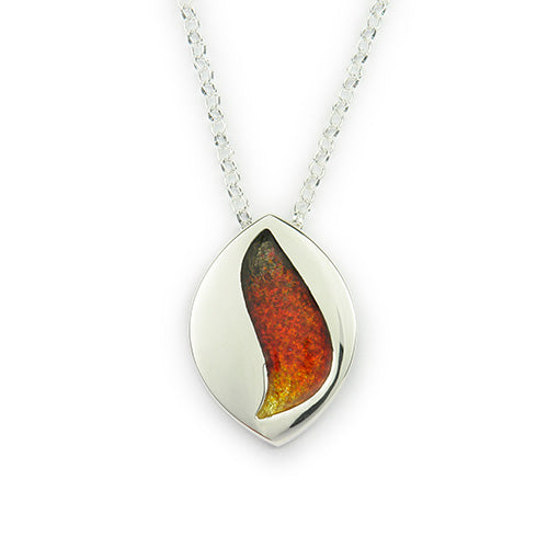 Silver Flare Pendant EP313 Ember