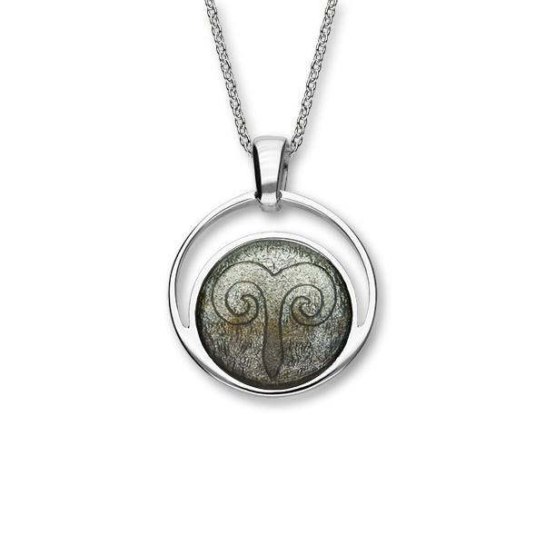 Zodiac Aries Silver Pendant EP324