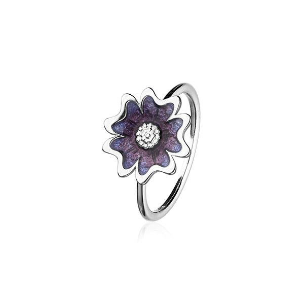 Scottish Primrose Silver Ring ER144