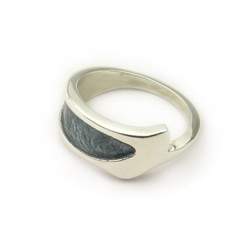 Sterling Silver Enamel Ring ER99