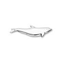 Bottlenose Dolphin Silver Brooch FB 5