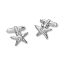 Starfish Silver Cufflinks FCL 2