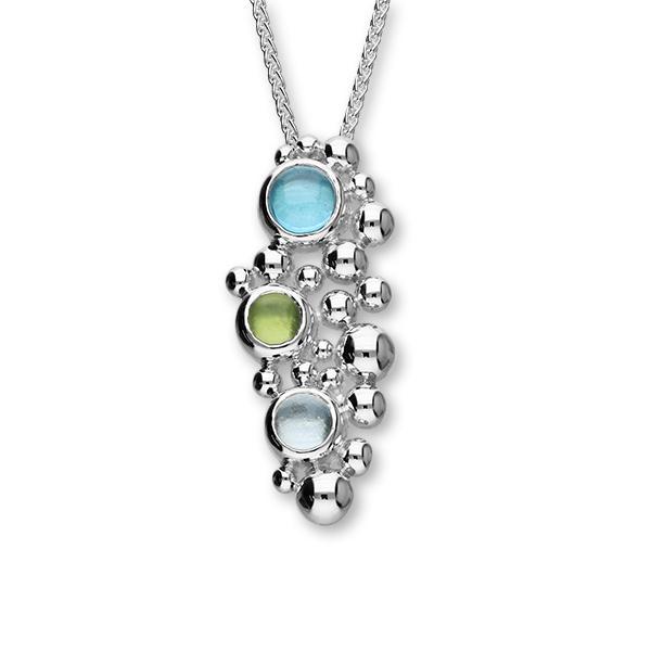 Pebbles Silver Stone Pendant CP391