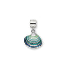 Venus Shell Enamelled Silver Charm FEC 5