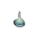 Venus Shell Enamelled Silver Charm FEC 5