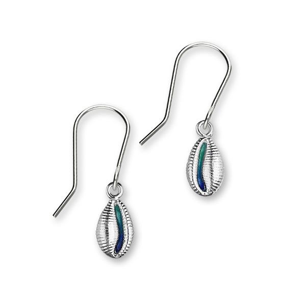 Groatie Buckie Small Enamelled Silver Earrings FEE 11