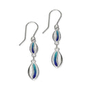 Groatie Buckie Enamelled Small & Large Silver Earrings FEE 16