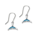 Bottlenose Fluke Enamelled Silver Earrings FEE 3