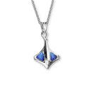 Small Enamelled Silver Ray Pendant FEP 10