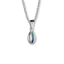 Groatie Buckie Small Enamelled Silver Pendant FEP 11