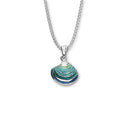 Venus Shell Enamelled Silver Pendant FEP 6