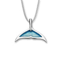 Bottlenose Fluke Enamelled Silver Pendant FEP 7