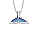 Orca Fluke Enamelled Silver Pendant FEP 8