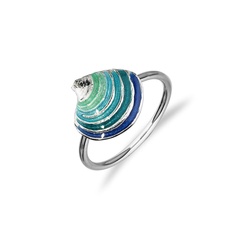 Venus Enamelled Silver Ring FER 1