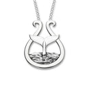 Orca Fluke Silver Necklet FN 7
