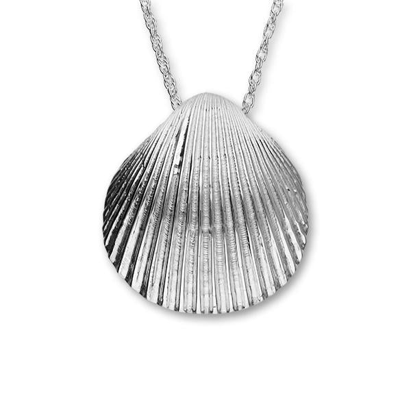 Cockle Shell Large Silver Pendant FP 40
