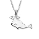 Happy Whale Silver Pendant FP 16