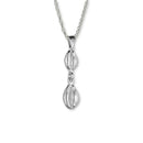Groatie Buckie Small & Large Silver Pendant FP 32