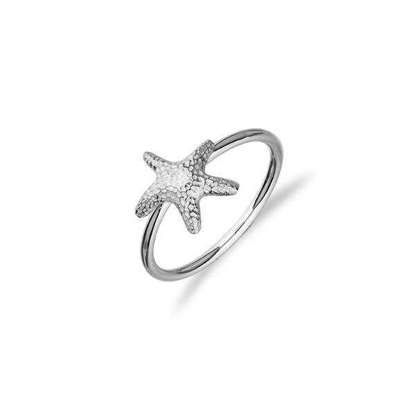 Starfish Silver Ring FR 6