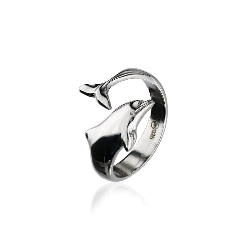 Dolphin Silver Ring FR 41