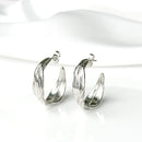 Drift Sterling Silver Hoop Earrings E1994