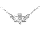 Thistle Silver Necklet N22