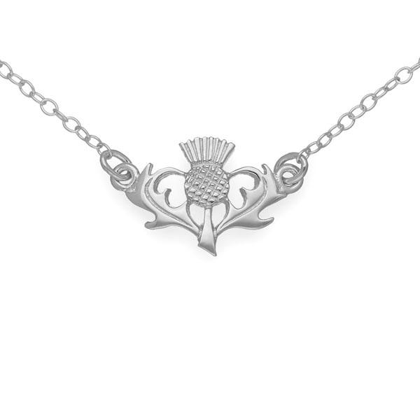Thistle Silver Necklet N22