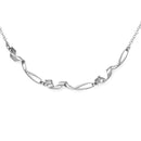 Twist & Shout Silver Necklet N386