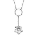 Scottish Primrose Silver Necklet N398