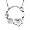 Scottish Primrose Silver Necklet N399