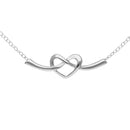 Hearts Silver Necklet N74