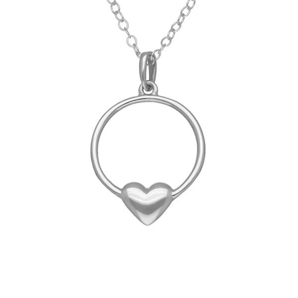Hearts Silver Pendant P1000