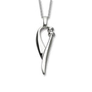 Trendy Twirls Silver Pendant P1107
