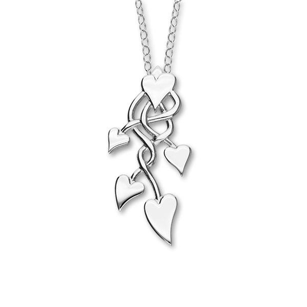 Hearts Silver Pendant P1110