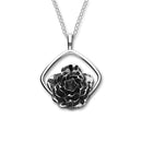 January Birth Flower Silver Pendant P1155
