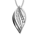Sterling Silver Ran Collection Pendant with Stylist Space P1287