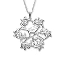 Nature In Flight Silver Pendant P133