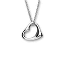 Hearts Silver Pendant P434