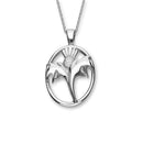 Thistle Silver Pendant P673