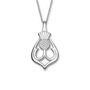 Thistle Silver Pendant P86