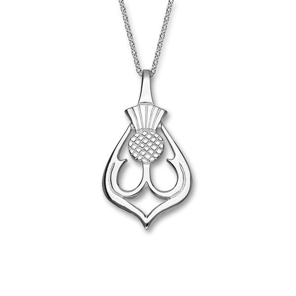 Thistle Silver Pendant P86